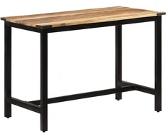 Valgomojo stalas, 110x60x76 cm, mango medienos masyvas