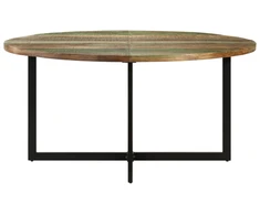Valgomojo stalas, 150x75cm, perdirbtos medienos masyvas