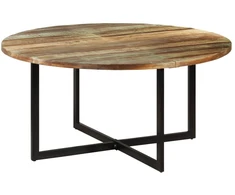 Valgomojo stalas, 150x75cm, perdirbtos medienos masyvas