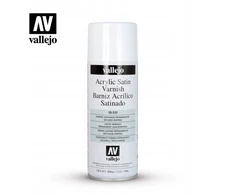 Vallejo: 400 ml purškalas - Acrylic Satin Varnish