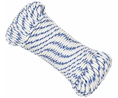 Valties virvė, baltos spalvos, 3mm, 250m, polipropilenas