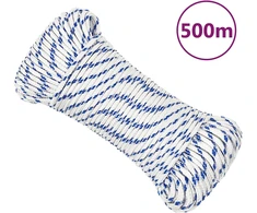 Valties virvė, baltos spalvos, 3mm, 50m, polipropilenas