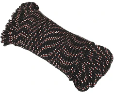 Valties virvė, juodos spalvos, 3mm, 50m, polipropilenas