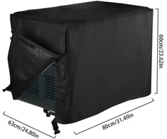 Valuehall generatoriaus uždangalas 600d Oxford poliesterio generatoriaus uždangalas 82 x 63 x 60 cm vandeniui atsparus dulkių uždangalas spausdintuvui apsauginis uždangalas generatoriaus apsaugai V7088