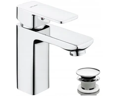 Valvex Loft 2454910 cubic chrom praustuvo maišytuvas + kamštis