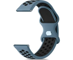 Vancle laikrodžio dirželis 22 mm vyrams moterims, vandeniui atsparus silikoninis dirželis 22 mm, išmaniųjų laikrodžių priedai, dviejų atspalvių kvėpuojanti apyrankė vyrams moterims