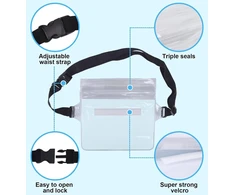 Vandeniui atsparus krepšys, vandeniui atsparus maišelis su reguliuojamu diržu per juosmenį, vandeniui atspari juosmens piniginė, vandeniui atsparus telefono dėklas ip68, tinkamas fotografuoti, skirtas vandens sportui, paplūdimiui, plaukimui, plaukiojimui