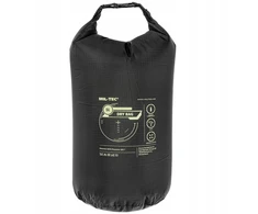 Vandeniui atsparus maišas buriavimui ir turizmui Mil-tec Drybag 5 l - Juodas