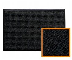 Vanduo Horse Juodas kilimėlis 120x85 cm Kleen-tex