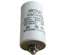 Variklio kondensatorius 12.5µf, 24v Dc, polipropileno, stačiakampis