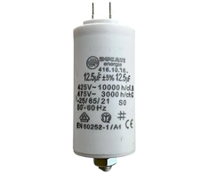 Variklio kondensatorius 12.5µf, 24v Dc, polipropileno, stačiakampis