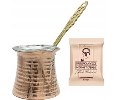 Virdulys Varinis kavos virimo puodelis 300 ml + turkiška kava 100g