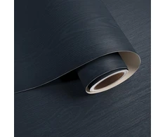 Varypaper tapetai, medžio imitacija, tamsiai mėlyni, 40 cm x 200 cm, lipni plėvelė, vandeniui atspari baldų plėvelė, medžio imitacija stalams, spintelių lipdukas, miegamojo, virtuvės spintelėms, laiptams