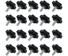 Varžtai su žvaigždine galvute M6 x 20 mm, 20 vnt.