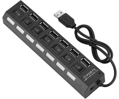 Vbestlife 7 prievadų Usb 2.0 šakotuvas, 480 Mbps