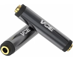 Vce stereo jack kištuko audio 3.5 mm lizdo adapteris 4 kontaktų 3.5 mm lizdas į 3.5 mm lizdą aux dviguba jungtis, 2 vnt.