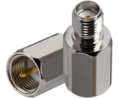 Vecys 4g antenos adapteris Sma female į Fme male adapteris, skirtas 2g 3g 4g Lte antenos maršrutizatoriui Umts mobiliajam plačiajuosčiam Hsdpa Wlan belaidžiam ryšiui (2 vnt.)