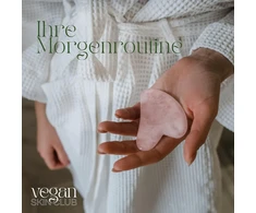 Vegan Skin Club Gua Sha rožinio kvarco natūralus odos masažuoklis moterims Gua Sha akmuo su anti-senėjimo efektu, Guaša