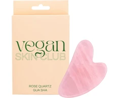 Vegan Skin Club Gua Sha rožinio kvarco natūralus odos masažuoklis moterims Gua Sha akmuo su anti-senėjimo efektu, Guaša
