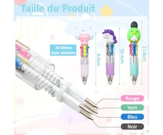 Vegcoo 20 vienetų kawaii mini tušinukas 4 spalvų atsitiktinio stiliaus ištraukiamas berniukams ir mergaitėms mokymuisi piešti dovanas