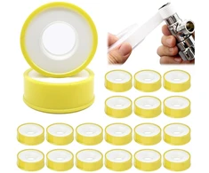 Vegena ptfe sandarinimo juosta, 20 ritinių, tefloninė juosta, sriegių sandarinimo juosta, ptfe sriegių sandarinimo juosta, tefloninė juosta (12 mm x 0,1 mm x 12 m)