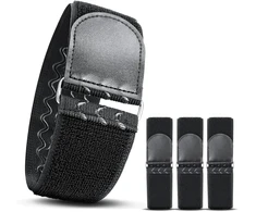Velcro dirželiai (4 vnt., juodi, 46,5 x 5 cm) - tvirti nailoniniai diržai su velcro tvirtinimu laikiniam tvirtinimui ir suveržimui