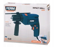 Velform Naujas smūginis gręžtuvas Ferm Powerline 500w, galingas
