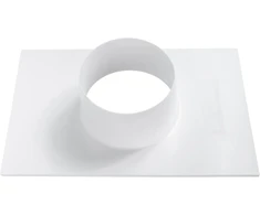 Vent Systems Ø100 mm ventiliacijos ortakio jungties flanšas tiesus ventiliacijos vamzdis plastikinis ortakio jungties plokštė vėsinimo šildymo ventiliacijos sistemai hvac 10 cm