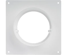 Vent Systems 100 mm ventiliacijos ortakių jungties flanšas, tiesus ventiliacijos vamzdis, plastikinis ortakių jungties plokštė vėsinimo, šildymo, vėdinimo sistemoms, hvac 10 cm
