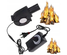 Ventiliatorius krosniai, židiniui, griliui įkurti 15w 220v
