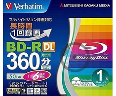 Verbatim Bd-r Dl 50gb x6 Printable slim case 1vnt.