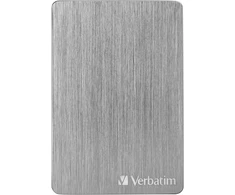 Verbatim Store 'n' Go Aliuminio Slim 1tb sidabrinis išorinis kietasis diskas Usb 3.2 Gen 1 išorinis kietasis diskas aliuminio kietasis diskas, skirtas Windows &amp; Mac Os X nešiojamasis kietasis diskas Usb kietasis diskas