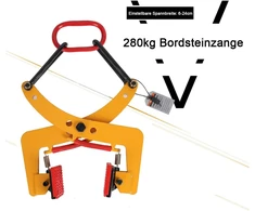 Vertikalios replės trinkelių ir akmens plokščių kėlimui, 280 kg