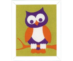Vervaco rinkinys „wise Owl“ ant drobės, įvairių spalvų