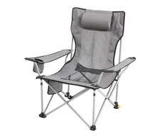 Vevor Sulankstomas Kempingo Gultas-kėdė 153x83x73cm, Apkrova 150kg, Pilkas