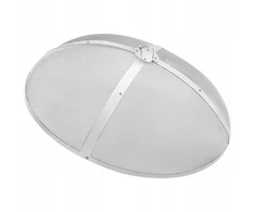 Vevor Ugnies duobės dangtis apvalus 1025x225mm nerūdijančio plieno skirtas malkoms deginti