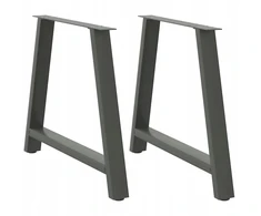 Vidaxl Kavos staliuko kojos, 2 vnt., antracito spalvos, 90x(72-73) cm, plienas