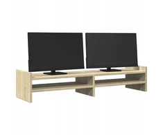 Laikiklis Vidaxl Monitoriaus stovas, ąžuolo sonoma, 100x27x20cm