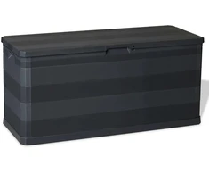 Vidaxl sodo dėžė, juoda, 117 x 45 x 56 cm
