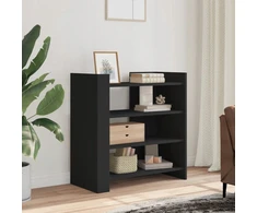 TV staliukas Vidaxl Spintelė, juoda, 73,5x35x75 cm, medienos gaminys