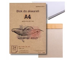Vienaragis Unicorn Blokas akvarelei A4, popierius akvarelinėms dažoms, tapybos pagrindas