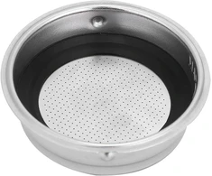 Vieno sluoksnio kavos filtro krepšelis, slėgio neturintis filtro krepšelis, portafilterio sietelis, 51 mm, dugninis kavos filtras kavos aparatui, puiki alternatyva vienkartiniams popieriniams filtrams, filtro krepšelis
