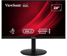 Viewsonic Vg2409-mhdu-2 24” Fhd 100hz berėmis Ips monitorius su Usb-c jungtimi, Hdmi, Displayport įvestimi/išvestimi, Usb, ergonomišku stovu namams ir biurui
