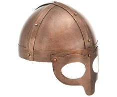Vikingų šalmas, vario, plienas, antikvarinė kopija