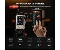 Objektyvas Viltrox Dc-v1 Dcv1 kameros lauko monitorius su jutikliniu ekranu, 5.5 colio 4k Hdmi išorinis kameros monitorius su baterija Full Hd 1920 x 1080 Ips 3d Lut su apsauginiu dangteliu nuo saulės, skirtas Sony Canon Nikon Dslr (dc-550