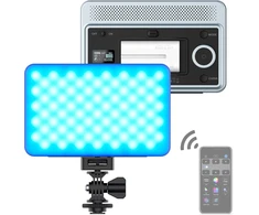 Viltrox Rgb Led panelinė lempa, skirta fotografavimui su kamera, vaizdo apšvietimas 2600k-6800k, reguliuojamas vaizdo apšvietimas, valdomas išmaniuoju telefonu, pilna spalvų gama su Np-f550 baterija