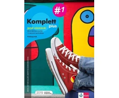 Viršelis vokiečių kalbos vadovėliui komplett plus 1 klett polska, A4 formatas