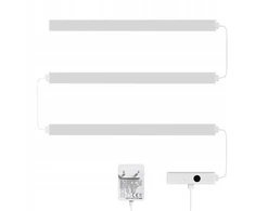 Virtuvinis po spintele montuojamas šviestuvas 3x30cm led juosta pritemdoma su judesio davikliu
