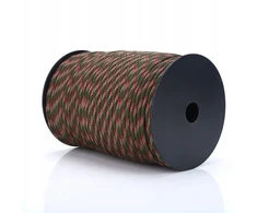 Virvė 550 paracord, tvirta, 9 gyslų, 4 mm, 100 m