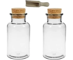 Viva Haushaltswaren 8 prieskonių indelių/skardinių rinkinys, stiklas, skaidrus, 300 ml